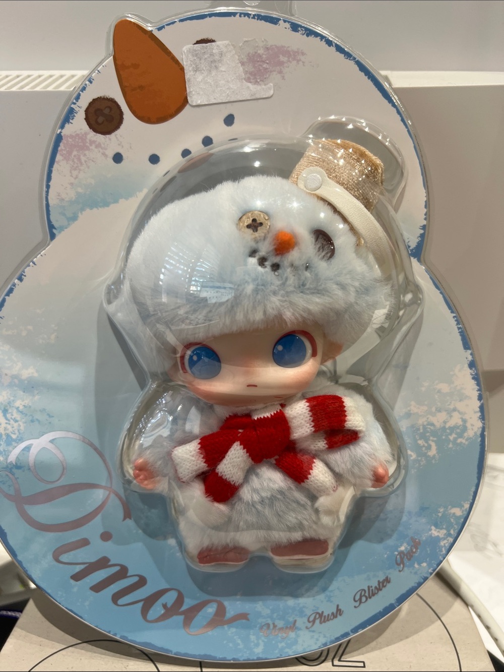 Pop Mart Dimoo Snowman Plush Doll NIB